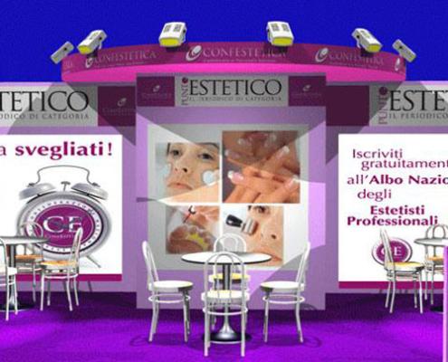 Confestetica Stand Fiera Cosmoprof - Bologna