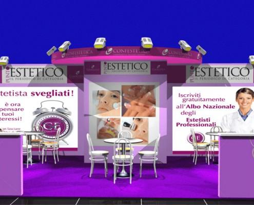 Confestetica Stand Fiera Cosmoprof - Bologna