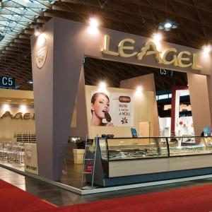 Allestimento LEAGEL Gelati - fiera SIGEP