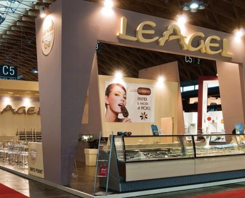 Allestimento LEAGEL Gelati - fiera SIGEP