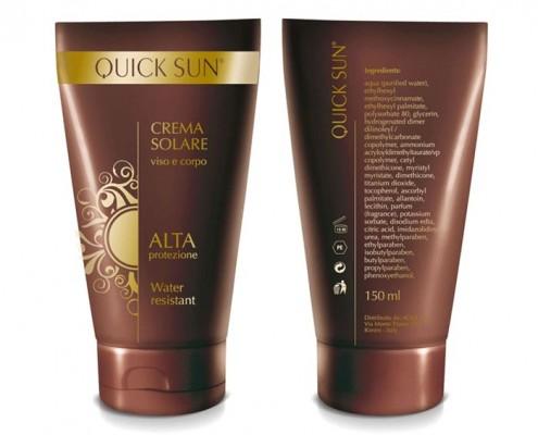 Grafica Packaging Crema Solare - Quick Sun