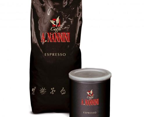 Grafica Packaging Confezioni Caffè Nannini chicchi