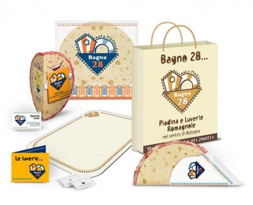 STAMPA Logo Piadineria Bagno 28 - Bologna