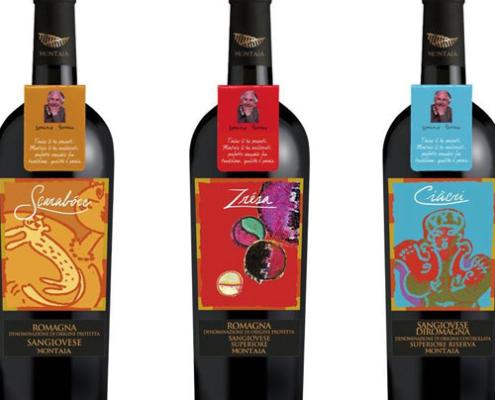 Packaging Grafica Etichette Vini Montaia