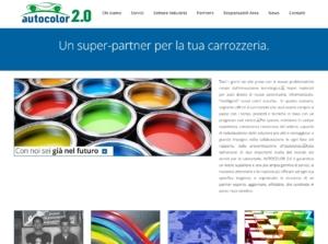 Realizzazione Sito Internet Autocolor 2.0 carrozzeria San Marino