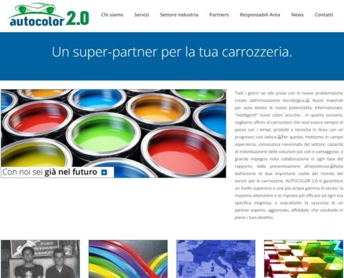 Realizzazione Sito Internet Autocolor 2.0 carrozzeria San Marino