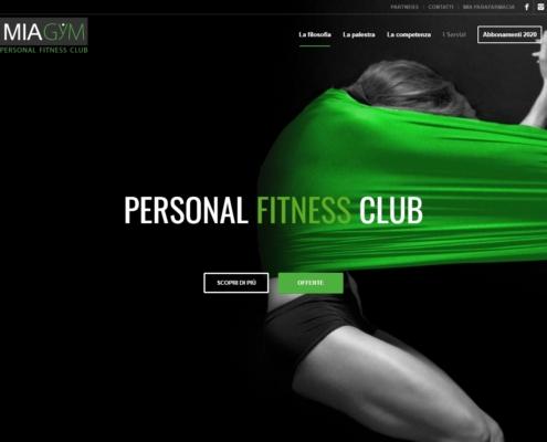 Realizzazione Sito Internet Palestra Miagym Fitness Club - Rimini