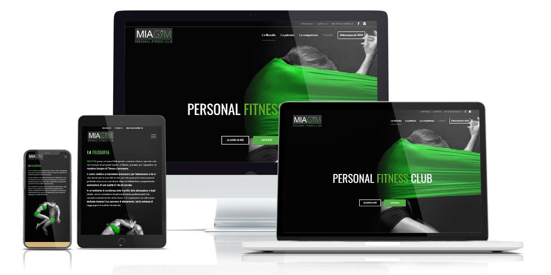 Realizzazione Sito Internet Palestra Miagym Fitness Club - Rimini