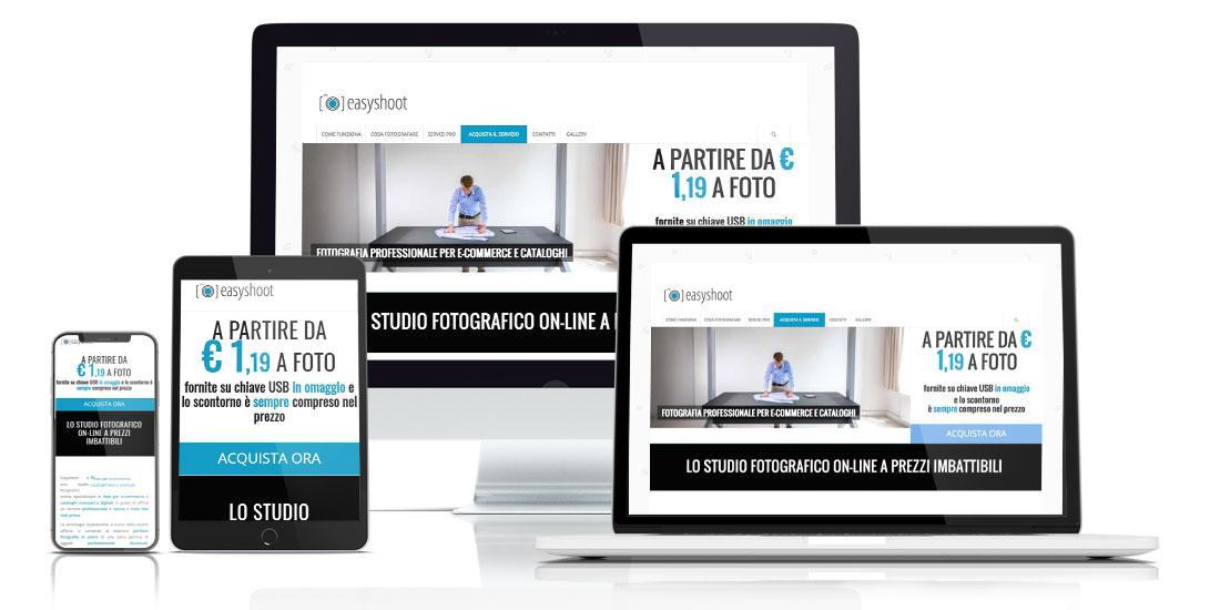 Realizzazione E-commerce Sito Internet Easyshoot Foto