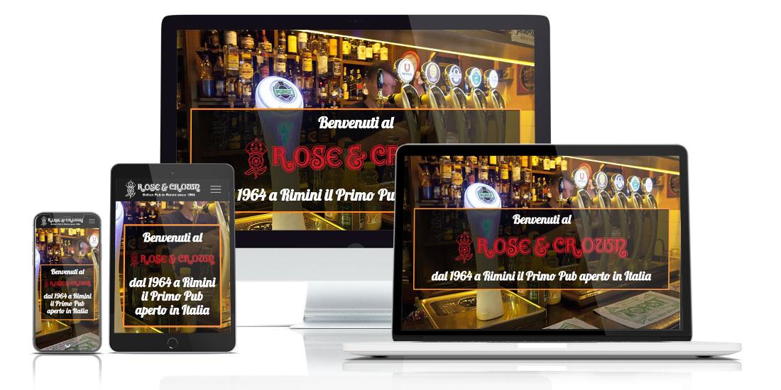 Realizzazione Sito Internet Rose & Crown Pub