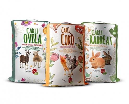 Grafica Packaging Mangimi BIO Gruppo Carli