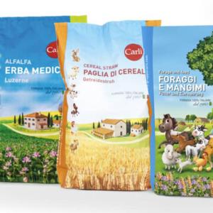 Packaging Mangimi Erba Medica Cereali Gruppo Carli