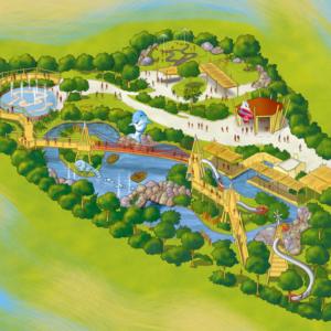 mappa illustrata adventure island