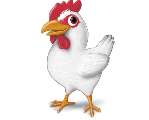 mascotte animali gallo