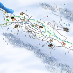 Mappa illustrata Livigno