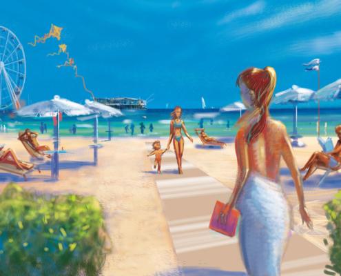 ILLUSTRAZIONE-SPIAGGIA-TIFFANYS