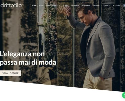 Realizzazione Sito Internet Drittofilo Store - Outlet San Marino